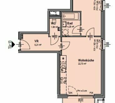 bezaubernde 2-Zimmerwohnung Erstbezug