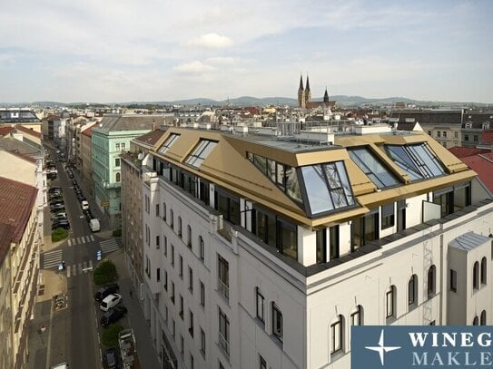 WEITBLICK! Dachgeschoß-Maisonette mit 3 Terrassen! Garagenkauf im Haus möglich!