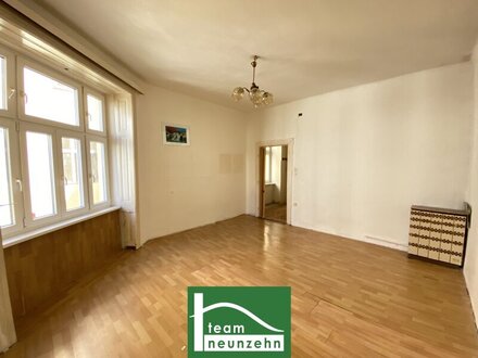 Ein Katzensprung zur U6 Dresdner Straße- renovierungsbedürftige helle Singlewohnung in Hofruhelage. - WOHNTRAUM