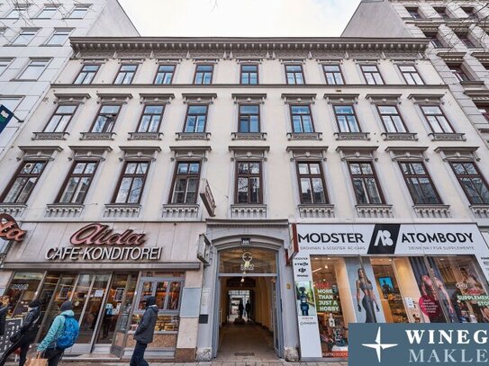 Büro auf der MARIAHILFER STRASSE - Sanierung nach Wunsch!