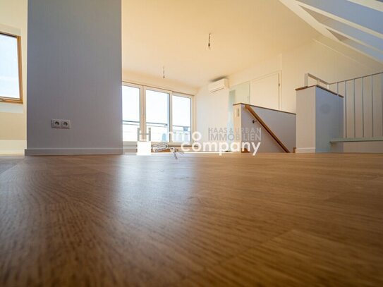 Exquisite Erstbezug Maisonette mit 360° atemberaubendem Ausblick Nähe AKH