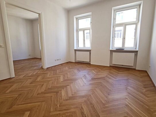 KEILGASSE, sonnige 96 m2 Altbau mit Loggia, 4 Zimmer, Extraküche, Duschbad, Parketten, 3. Liftstock, Belvedere-Nähe!