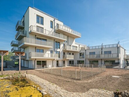 WIENER WASSER WOHNEN: Fantastische 3-Zimmer Neubaumaisonette mit 31m² Garten Nähe der Alte Donau!