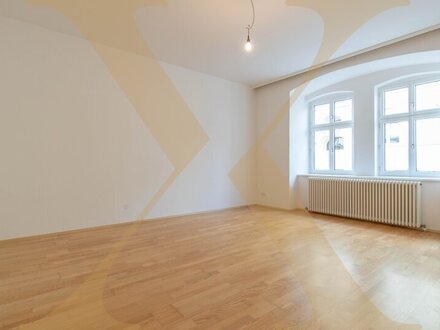 Wunderschöne, sanierte 3-Zimmer-Altbauwohnung mit idyllischem Gemeinschaftsgarten in Linz-Zentrum zu vermieten!