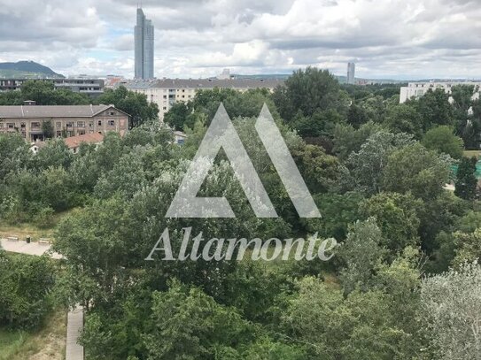 Eindrucksvoller Fernblick über Wien - Balkon und Tiefgarage