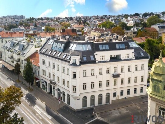 Großzügige 4-Zimmer Dachgeschoßwohnung mit herausragendem Grünblick, zwei Terrassen und Aussichtsturm - Ferrogasse - To…