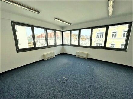 SIEBENBRUNNENGASSE - ZENTAGASSE, klimatisiertes 336 m2 Büro oder Kanzlei, 8 Zimmer, Teeküche, Nebenräume, 4. Liftstock