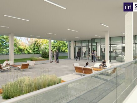 GROSSARTIGE BÜRO- oder PRAXISFLÄCHEN mit individueller Planung! Sensationelle Penthouse-Etage mit großer Dachterrasse!…