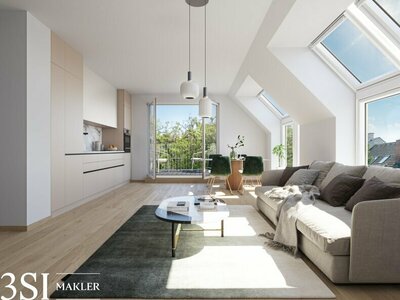 Exklusive 2 Zimmer-Dachgeschoßwohnung mit Terrasse perfekt zur Anlage!