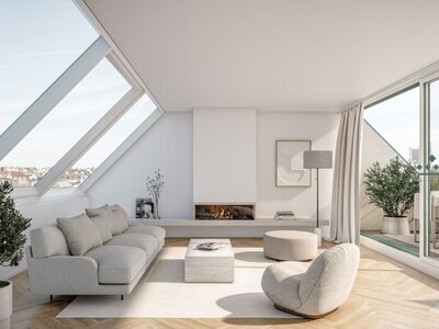 UP IN THE SKY: Unverbaubarer Weitblick - Penthouse auf drei Ebenen mit mit Dachterrasse