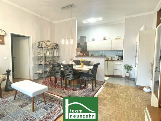 Family idyll on Satzingerweg: Modern 4-room apartment with garden in the 21st district near Upper Old Danube - No commi…