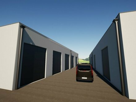 Jetzt Eigentümer werden! Moderne Lagerhallen von 35m² - 90m² Nutzfläche in Ziegelmassiv Bauweise.
