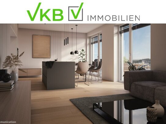 2-Zimmer Neubauwohnung mit Loggia m VKB Park Mercurius - 51,96 m² WFL + 14,85 m² Balkon-ab Juni 2025