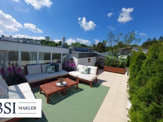 Großzügige Dachterrassenwohnung mit Garagenplatz in Grünruhelage