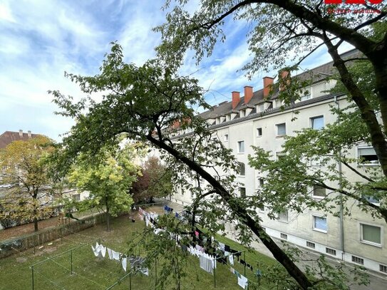 Sofort beziehbare helle Wohnung mit optimaler Raumaufteilung nähe Herz Jesu Kirche: perfekt für ein Leben ohne Auto!