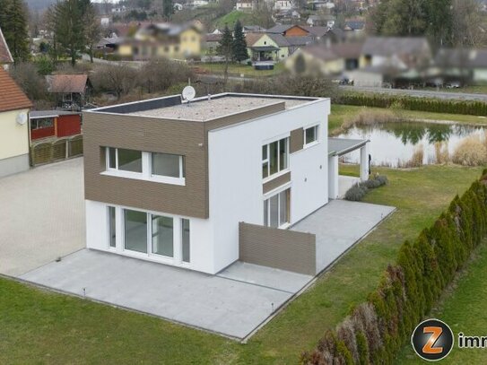 Hannersdorf: Modernes Haus mit großem Garten und Badeteich!