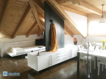 On top - extravagante Designer-Loft im Dachgeschoss einer Ceconi-Villa
