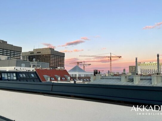 Rarität! Exklusive DG-Wohnung mit Dachterrasse und 360° Wienblick