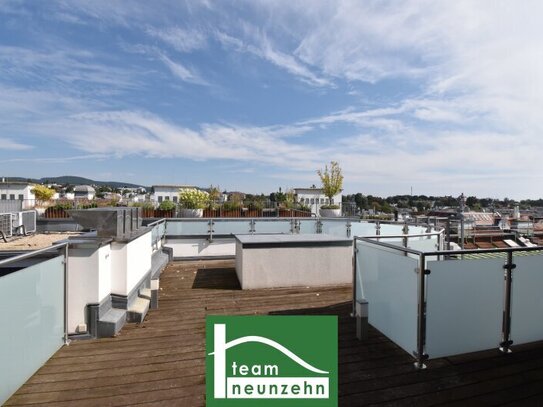 "Eingebettet in den Wolken" .... Traumhafte DG-Wohnung mit riesigen Fernblick-Terrassen im begehrten 18.Bezirk inkl. 2…