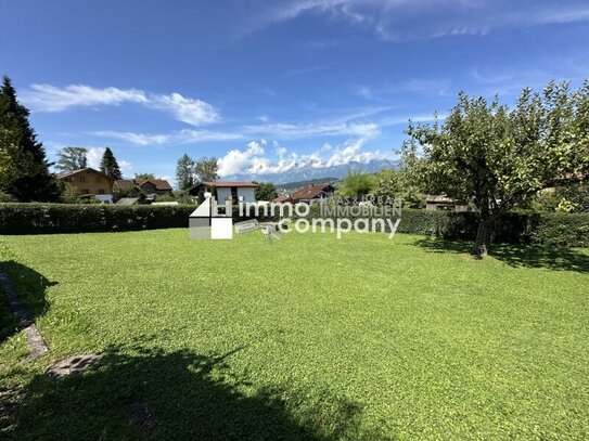 Baugrundstück, völlige Ruhelage, mitten im Grünen, Berg- u. Panorama-Blick, Feldkirch-Tisis, direkt ans Naherholungsgeb…