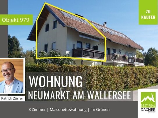 Entzückende 3 Zimmer Maisonettewohnung im Grünen