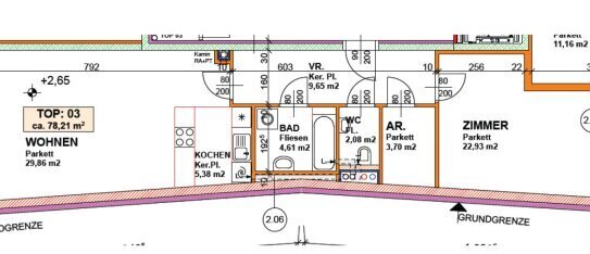 2-Zimmer Mietwohnung im Herzen von 2120 Wolkersdorf