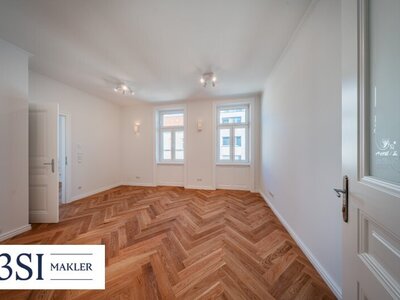 Smarter Grundriss mit exklusiven Details in wunderschön saniertem Altbau