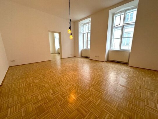 SALESIANERGASSE! UNBEFRISTETE 58 m2 Altbau, Wohnküche, 1 Zimmer, Wannenbad, Parketten, 2. Liftstock, Botschaftsviertel