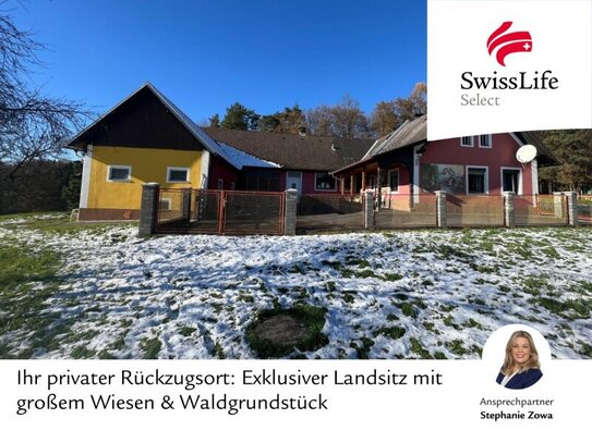 Einmalige Gelegenheit: Landhaus mit atemberaubendem Stadtblick und großem Naturparadies!