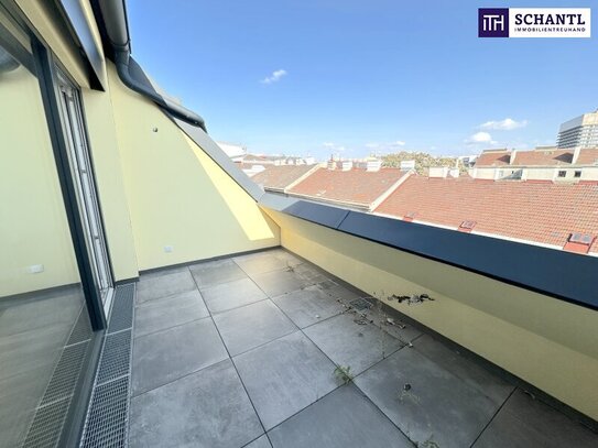 Atemberaubende Dachwohnung mit Terrasse in Ost-Ausrichtung! Erstbezug!