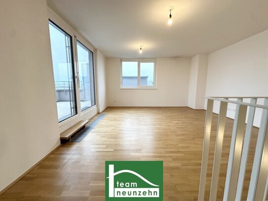 3 Zimmer Maisonette Wohnung mit 2 Terrassen - inkl. vollmöblierter Küche & zwei WCs - jetzt anfragen