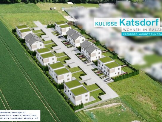 Kulisse Katsdorf - Wohnen in Balance: DOPPELHAUSHÄLFTE mit Garten und Aussicht, BELAGSFERTIG zum TOP-Preis!