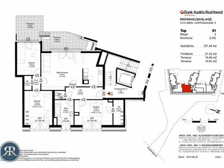 4-Zimmer im 2. DG mit Terrasse, Süd-Lage - Top 251 (AB JUNI)