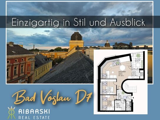 Wohnen in Verbundenheit - Charakterwohnung mit uneinsehbarer Dachterrasse - auch perfekt als LOFT - provisonsfrei, inkl…