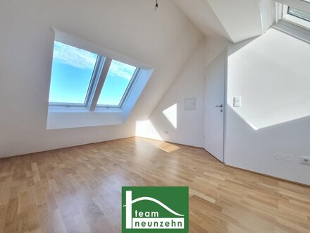 WEITBLICK ZUM TRÄUMEN - DACHGESHOSSWOHNUNG MIT CHARME – GRÜN SOWEIT DAS AUGE REICHT – RESIDIEREN AM MARCHFELDKANAL. - W…