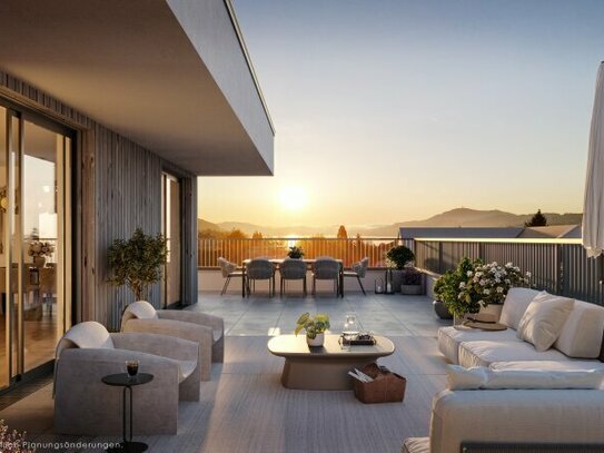 138 m² Luxuspenthouse mit Seeblick & privatem Seezugang in Velden am Wörthersee