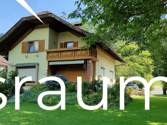 Charmantes Einfamilienhaus in idyllischer Lage. Baldersdorf bei Spittal/Drau. Familienhit.