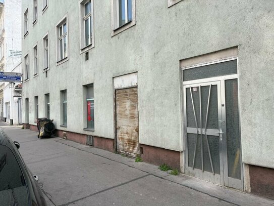 Gerhardusgasse - 128,13m2 großes Lager mit 2 Straßeneingängen zu vermieten