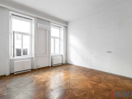 Sanierungsbedürftige Altbauwohnung | ca. 3,6 m Raumhöhe | Zieglergasse
