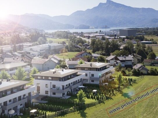 PROVISIONSFREI! Neubauprojekt Mondsee - 2 Zimmer-Wohnung mit Garten, Terrasse und Top-Lage - BAURECHTOBJEKT