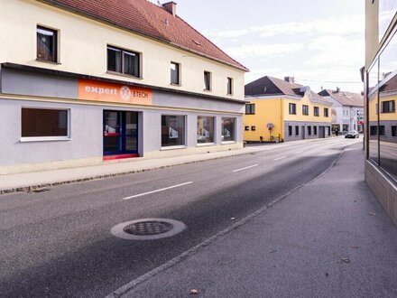 Exklusive Geschäft-Büro-Praxis in Neuhofen: 190m², Garage, Stellplätze, teilsaniert.