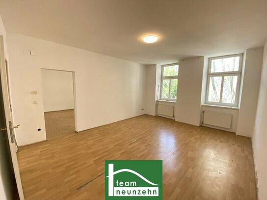Optimal gelegene Altbauwohnung in Sechshaus - 5 Gehminuten zu U4 und U6! Ausrichtung in den begrünten Innenhof!