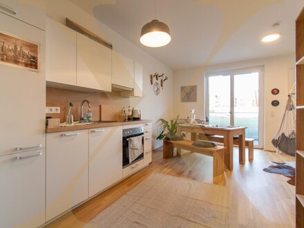 Neubau! Gemütliche Singlewohnung mit Balkon und hochwertiger Einbauküche in Linz zu vermieten! (Top 1.06)