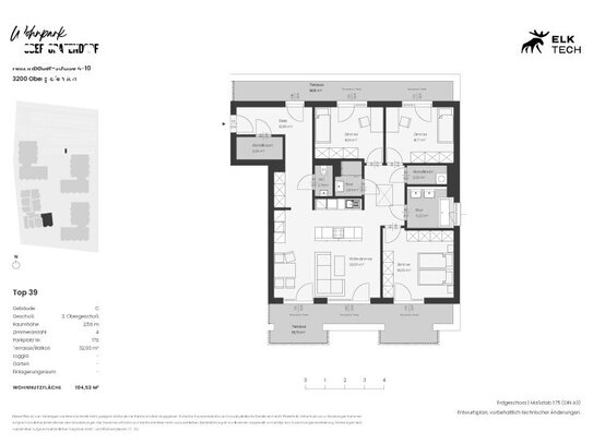 FAMILIENHIT: 4 Zimmer-Wohnung mit 2 Terrassen