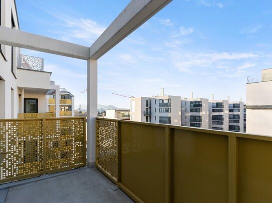 Gratis Miete Mai - Leopoldsberg-Blick vom Innenhof-Balkon - Donauzentrum