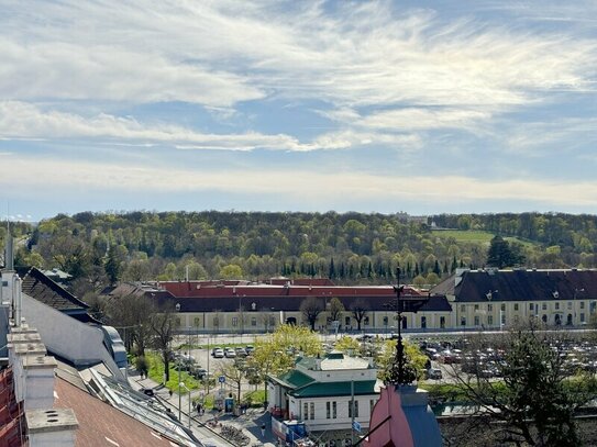 Dachgeschosswohnung mit Dachterrasse und Blick auf die Gloriette beim Schloss Schönbrunn!