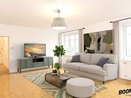 Wohnen am Schlossgarten: 3-Zimmer Wohnung mit idealem Grundriss für Homeoffice
