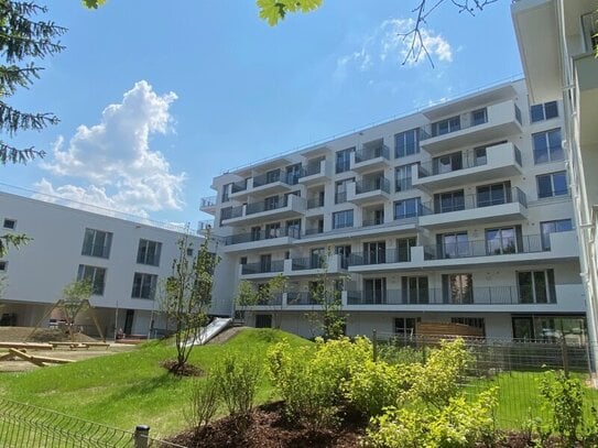 2-Zimmerwohnung mit Balkon & Privatbeet | Neuwertig | Leben in der Oase