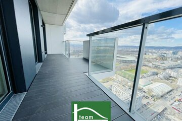 Über den Wolken! Exklusives Wohnen im MARINA TOWER Kategorie "Superior" mit großer Loggia - direkt bei der U2 Donaumarina