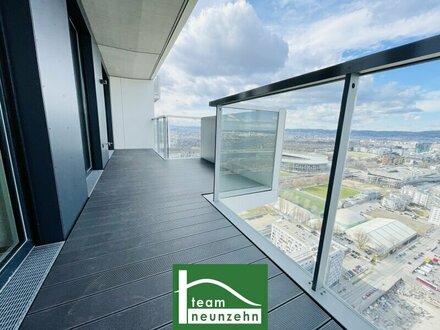 Über den Wolken! Exklusives Wohnen im MARINA TOWER Kategorie "Superior" mit großer Loggia - direkt bei der U2 Donaumari…